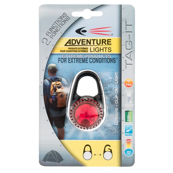 Adventure Lights Guardian Tag-It Clip On